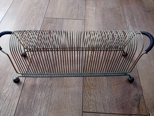 Vintage metal wire record - wire,