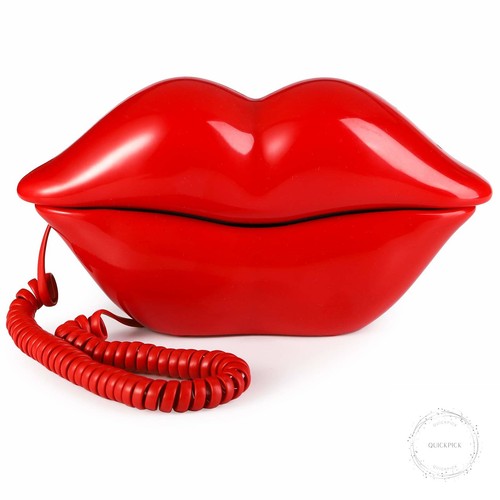 Red mouth telephone - red,