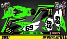Motorcycle Decal Kit for Derbi 50 - KX Style