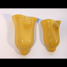 Pair  Vintage Art Deco Wall