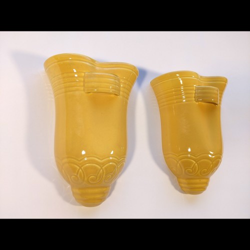 Pair vintage art deco wall - pair,