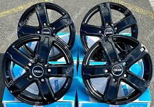 16" Black Commercial 1400k Van Rated Alloy Wheels Fit Renault Masters 5x130 Only