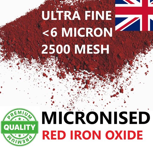 Red iron oxide powder - red,
