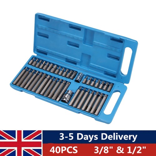 40pcs assorted hex spline torx - assorted,