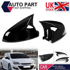 2* Gloss Black Mirror Cover