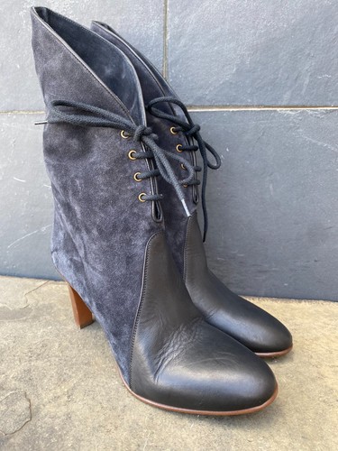 Chloe ankle boots blue suede - boots,