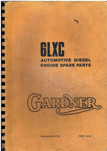 Gardner 6lxc diesel - 6lxc, engine