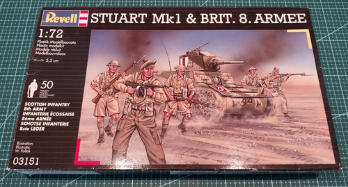 Stuart mk1 british - 8th, army
