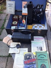 Pathescope 200B Plus, Dual 16mm/9.5mm Vintage Cine Film Projector, 1939 ART DECO