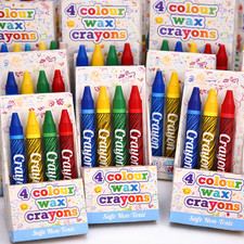 Colour Wax Crayons 12 Packs of