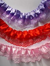 Satin Ribbon over Pleat