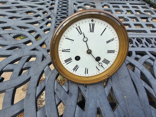 Antique french day - french, clock