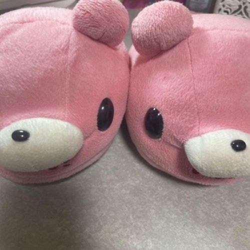 Gloomy bear plush slippers - gloomy,
