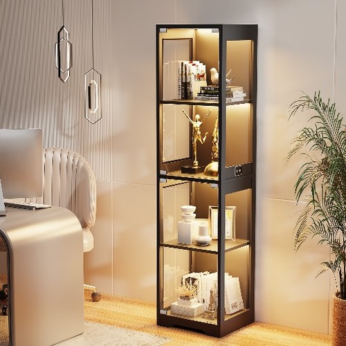 Glass display cabinet with - 63",