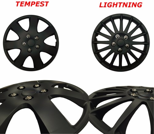 Matt black wheel trims - matt, trims,