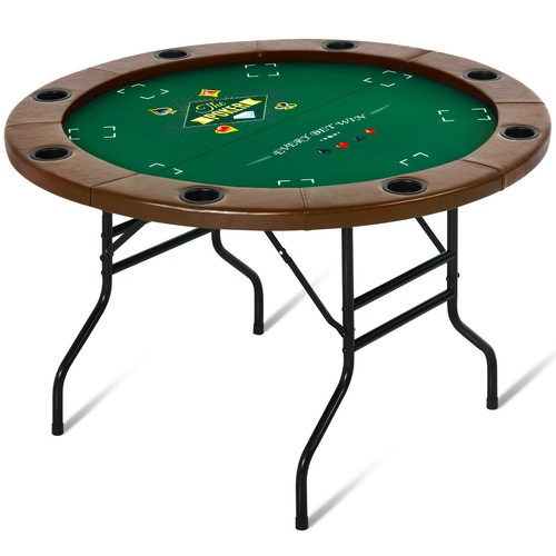 Round poker table - round,