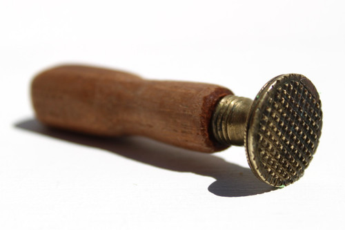 Vintage wax stamp wood and - stamp,