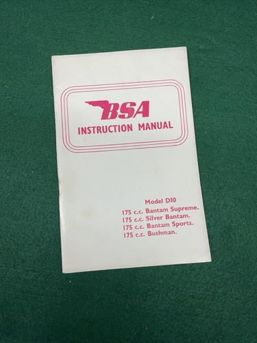 Bsa bantam d10 - bsa,