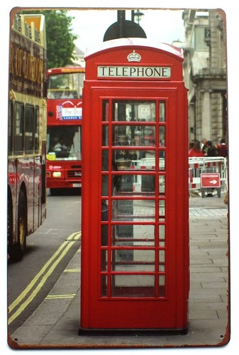 London red telephone phone box - red,
