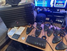 Philips CCS 800 discussion system Boardroom Meeting + 8 Goose Neck Microphone