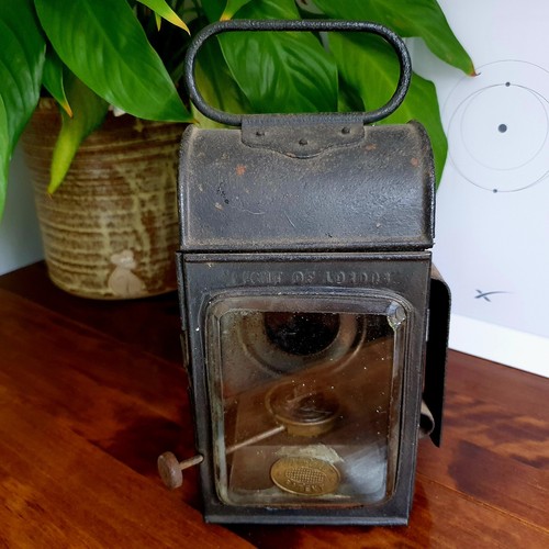 Vintage railway lamp lantern - railway,