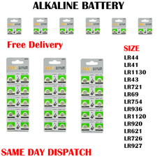 LR44 LR41 LR1130 LR43 LR936 LR754 LR721 LR920 LR1120 Button Coin Cell Batteries
