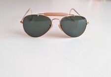 Ray-Ban Sunglasses Aviator Style Gold OUTDOORSMAN  Green G15 RB3030 L0216 Sports