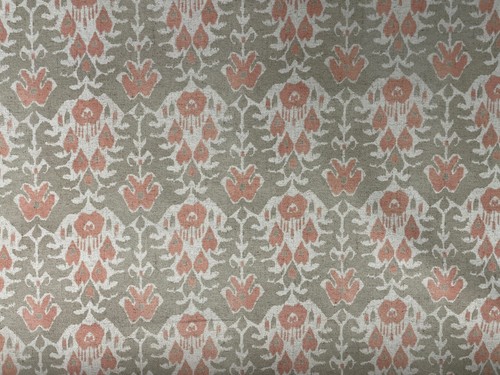 Habana ikat linen coral - linen,