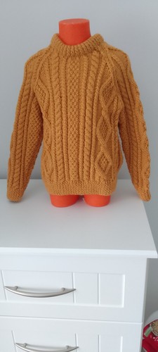 Childs new hand knitted - , aran