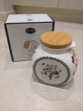 Portmeirion Botanic Garden Sweet Pea Multi-Purpose Storage Jar new in box