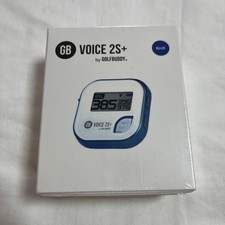 GolfBuddy GB Voice 2S+ Talking GPS Golf Rangefinder Navigation Blue 31g
