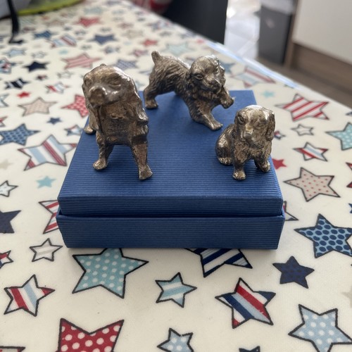 Vintage set spaniels dogs - vintage,