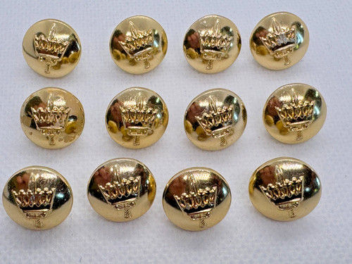Vtg gold gilt 14mm - gilt, army