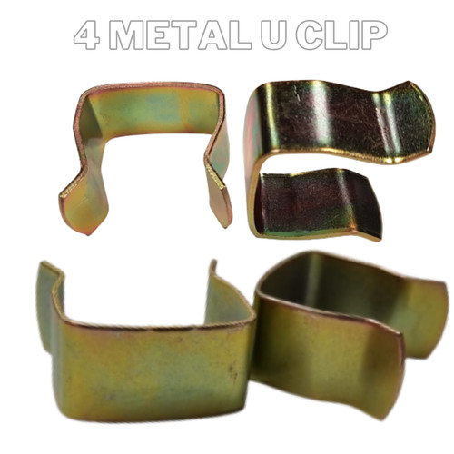 Strong metal bed clips to - bed,