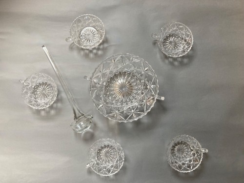 Punch crystal bowl set - with, 5