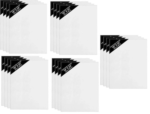 Blank artist canvas set - 20,