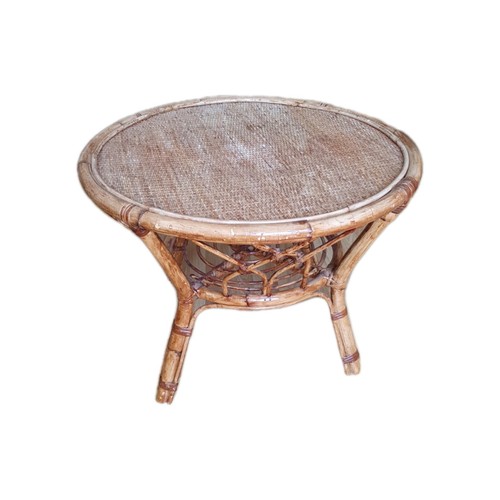 Vintage bamboo rattan coffee - bamboo,