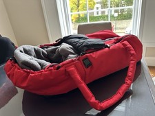 Baby carrier - Phil and Teds Baby Newborn Cocoon Back Carrier Red Black