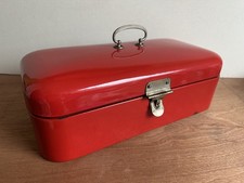 Vintage Dutch Red Enamel Metal