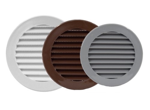 Round air vent grille with - round,