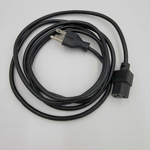 Black replacement power cord - replacement,