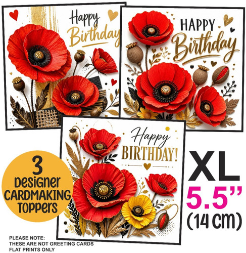 Card toppers for - card,