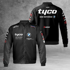 Vintage Motorrad Tyco Motorsport TAS Racing Lightweight, Windproof Bomber Jacket