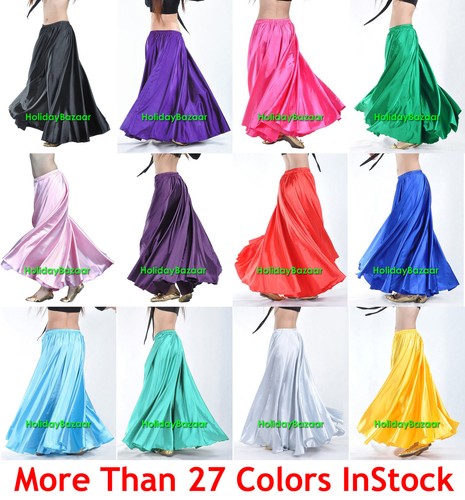 Women lady satin full circle - women,
