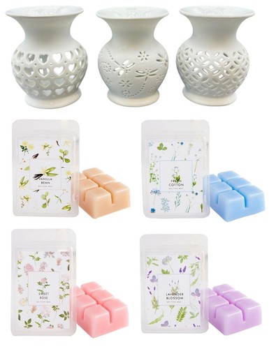 Wax melt burner with - wax, 4