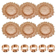 13" Glass Charger Plates Round