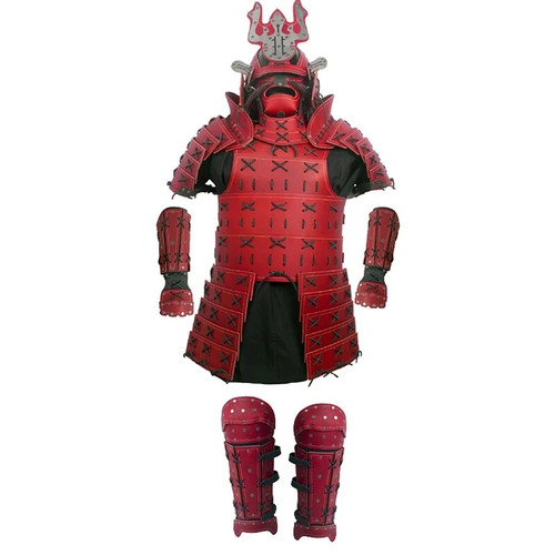 Halloween leather samurai - samurai, body