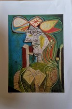 Pablo Picasso 'Seated Woman On