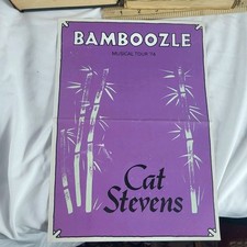 Cat Stevens 1974 BAMBOOZLE Tour Concert Program Tour Book 