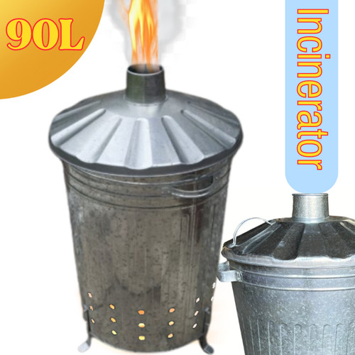 90l galvanized incinerator - 90l,